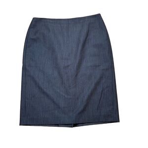 Anne Klein Navy Blue Pencil Skirt‎ Size 8
